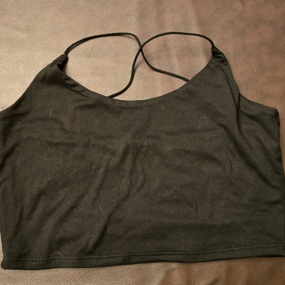 Heart & Hips Black Crop Top